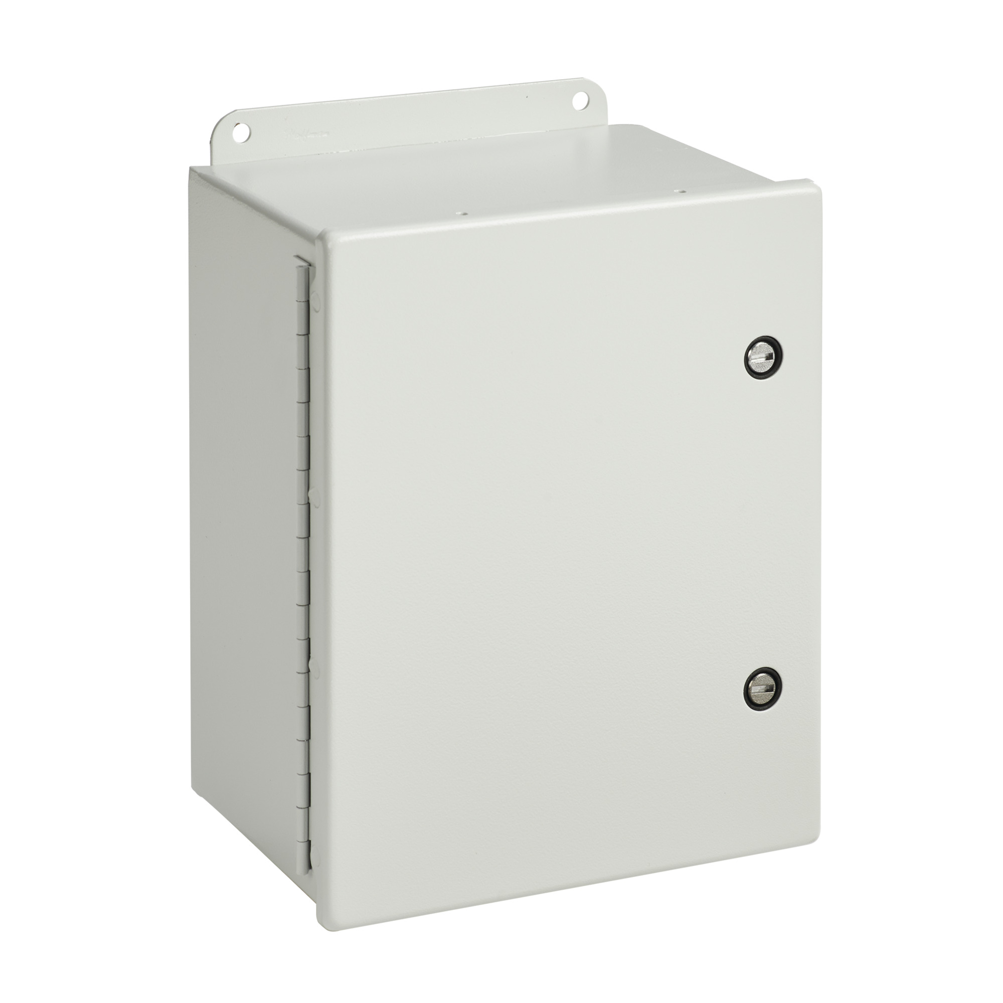 Continuous Hinge with 1/4-Turn Latch Type 4, 16.00x14.00x6.00, Gray, Steel