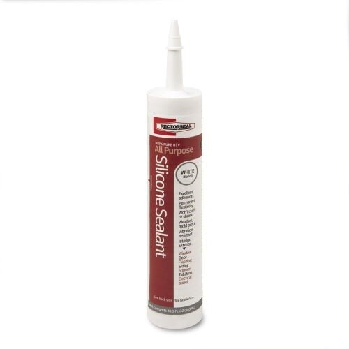 General Purpose Silicone Sealant, 10.3 oz, White