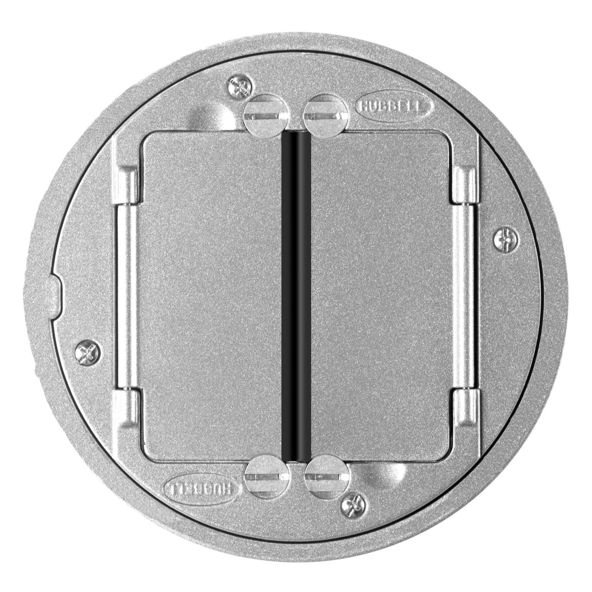 In-Floor Delivery Systems, SystemOne Universal Cover Tile Flange Assembly, Aluminum Powder Paint Finish