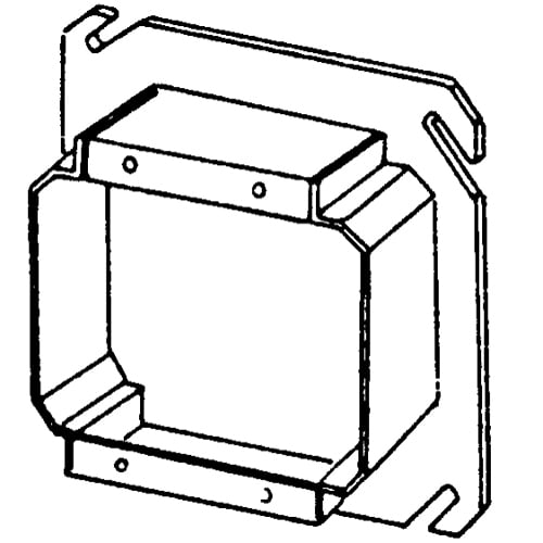 Features:Configuration Double Device, Standard:UL E18095, Material:Steel, Shape:Square, Size:4 X 4 X 2IN, Cubic Capacity:24CI