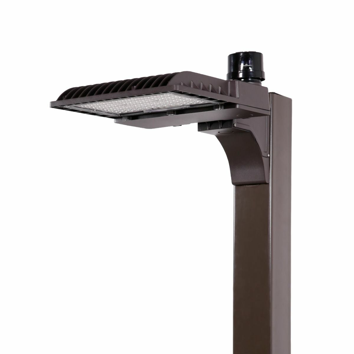 Pole Mount Arm, 450W HID Equivalent, Type III Distribution, Voltage-Universal, 120-277V