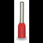 Ferrule; Sleeve for 1 mm ² / AWG 18; insulated; electro-tin plated; red