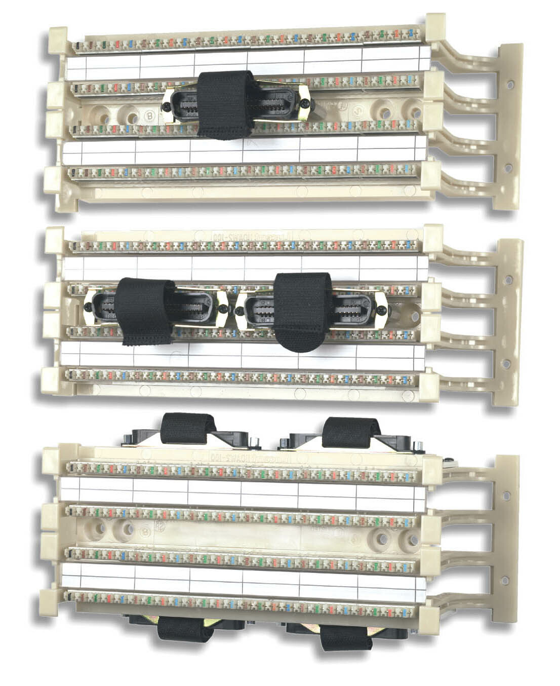 25-Pair 110 Wall Mount Block w/4-Pair Clips to Female Telco