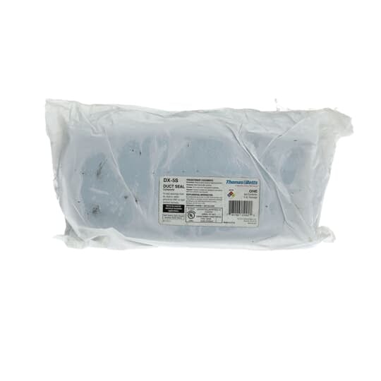 Duct Seal Compound, one - 5 pound package. To Seal openings from air, dust or water around EMT or rigid conduit raceway.  Not to be used for electrical insulation applications.