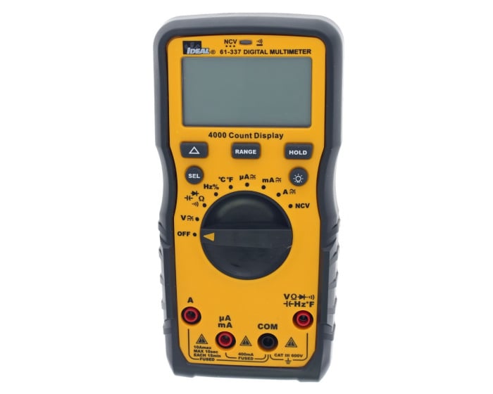 600V Auto Range Multimeter w/NCVT & Temp