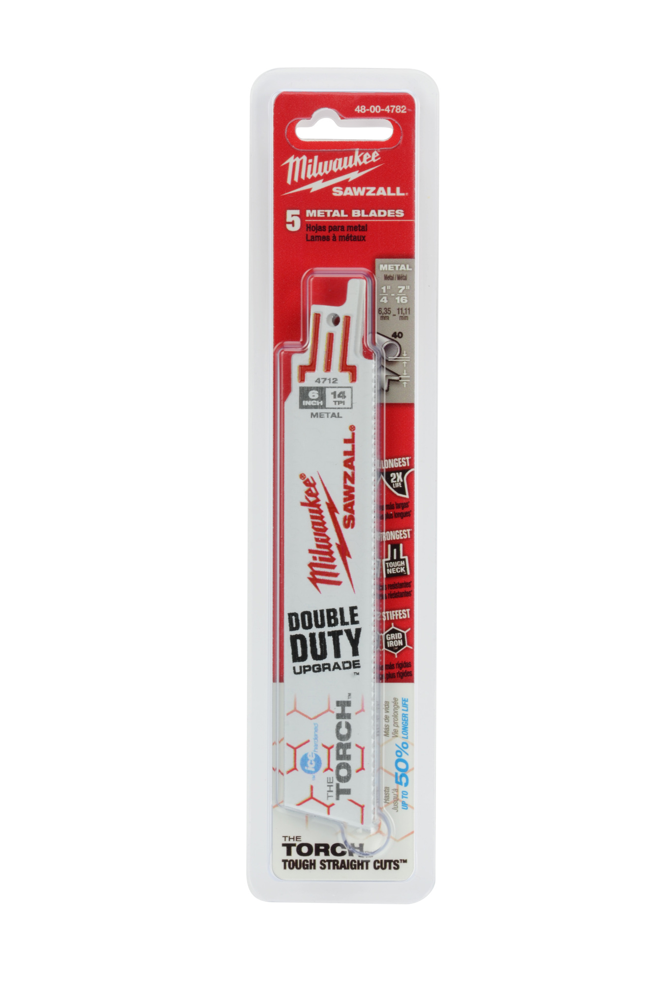 6 in. 14 TPI THE TORCH Ice Hardened SAWZALL Blades 5PK