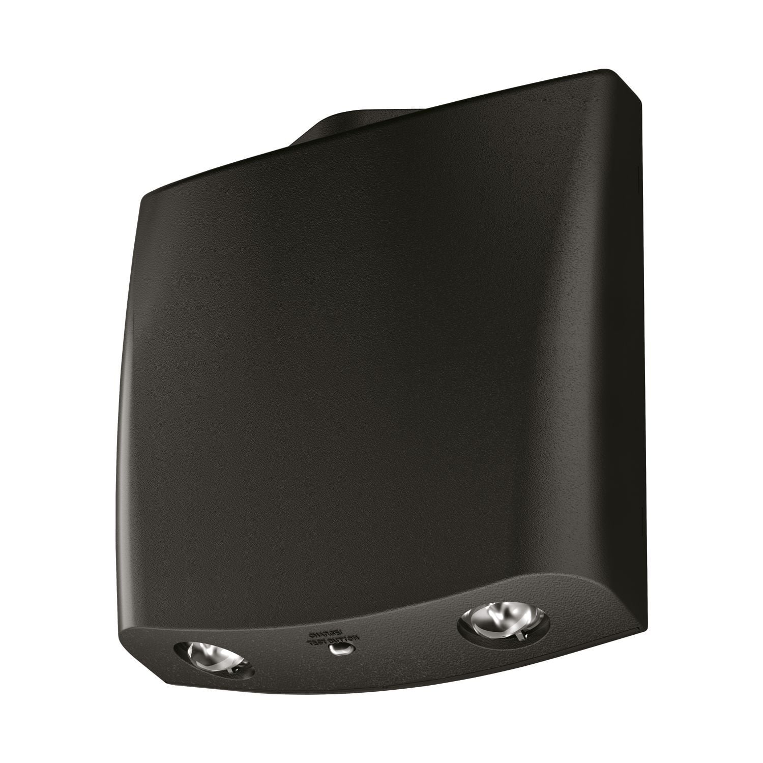 LED outdoor emergency light - 25 feet of coverage - black