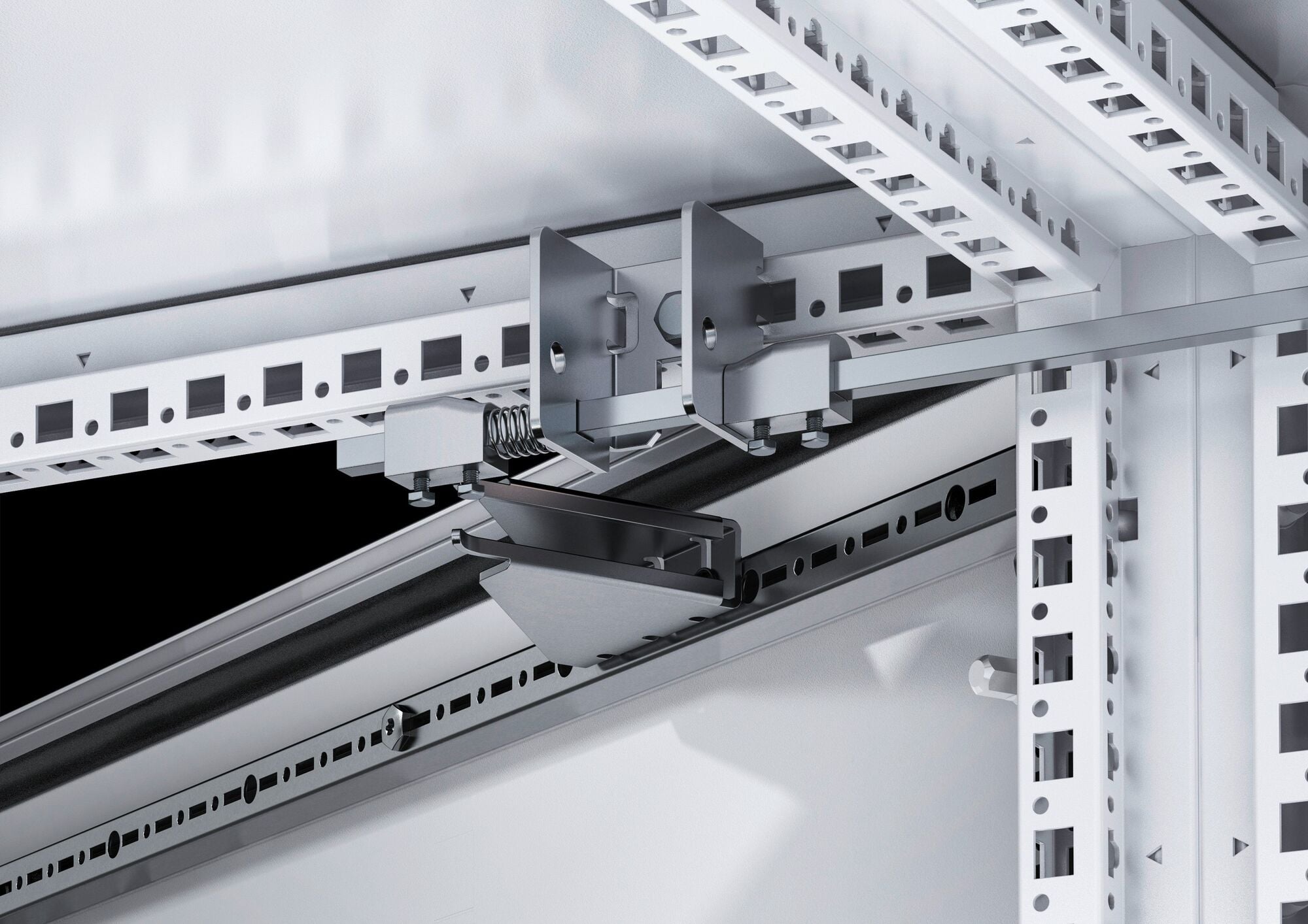 TS Operating mechanism, for door-locking of bayed enlcosure combinations