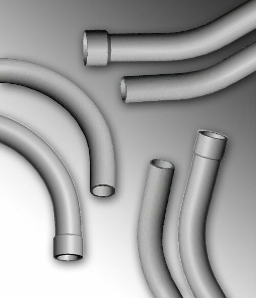 22-1/2 DEG 2" STD S-40 ELB PVC Material: PVC