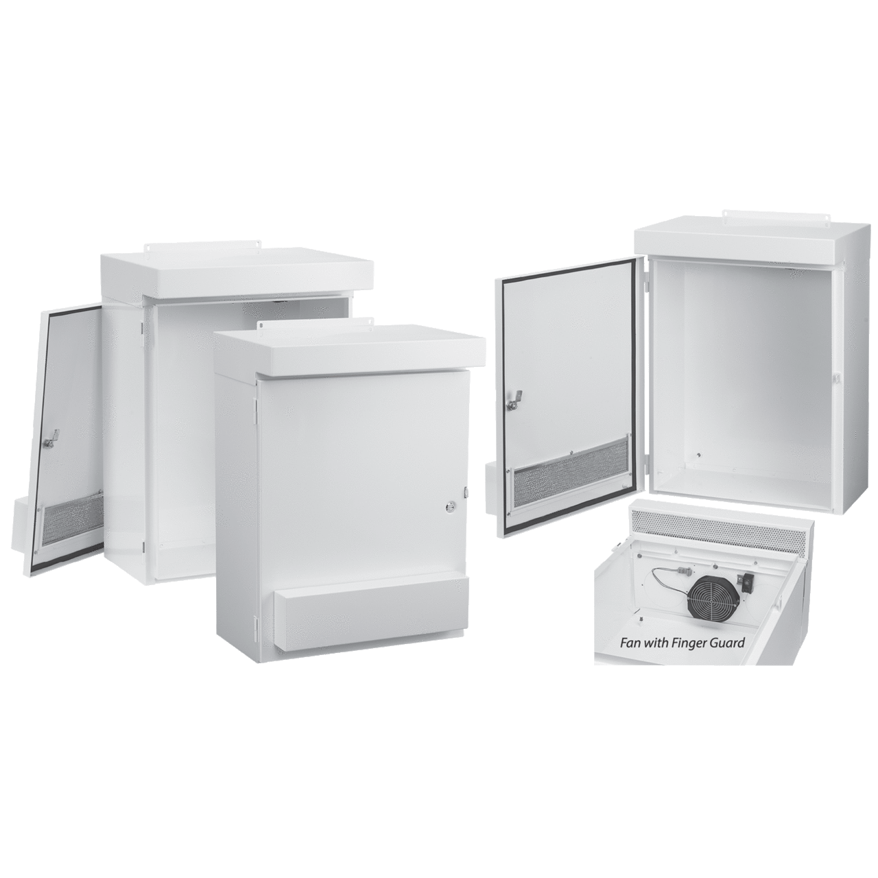 WeatherFlo with Fan Type 3R, 29.00x24.00x12.00, White, Steel