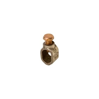 Ground Rod Clamps Type G - Budget-Line, Nominal Rod Diameter 1/2 Inch, Wire Range 10 Sol - 2 Str