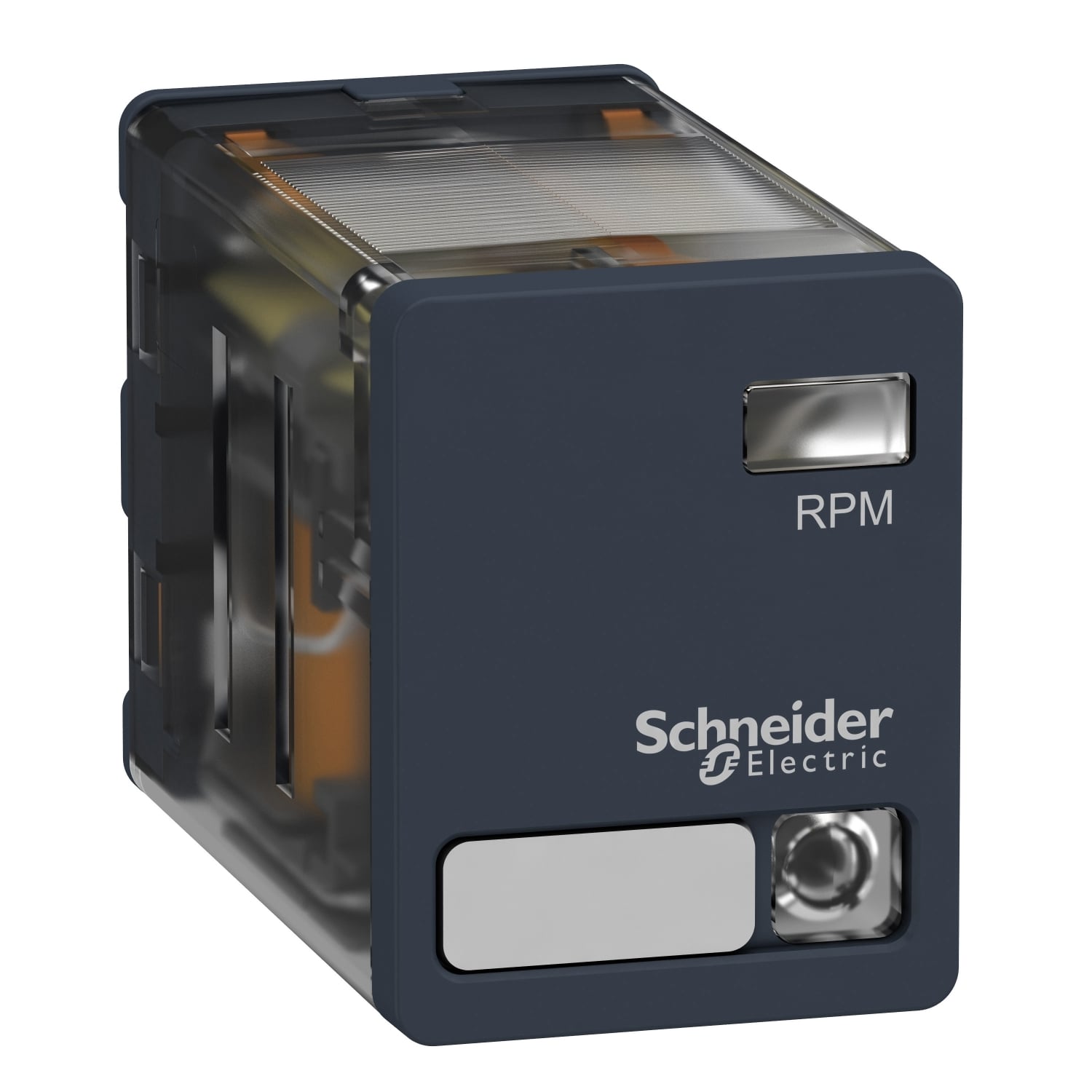 plug-in relay, Harmony electromechanical relays, 15A, 2CO, with LED, 120V AC