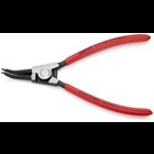 External 45° Angled Snap Ring Pliers-Forged Tips, 7 1/4 in., Plastic coating, 5/64 in. Tips, Bulk