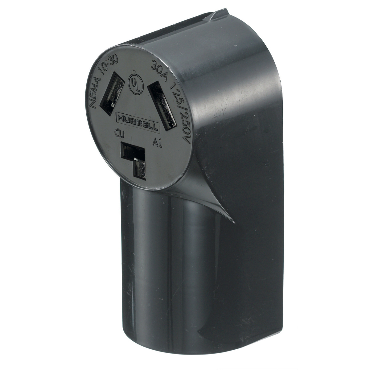 tradeSELECT Straight Blade Residential Grade, Single, 30A 125/250V, 3-Pole 3-Wire Non-Grounding, Surface Mount