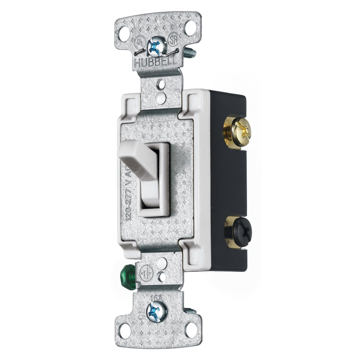 TradeSelect, Switches and Lighting Controls, Residential Grade, Toggle Switches, Four Way, 15A 120V AC, White