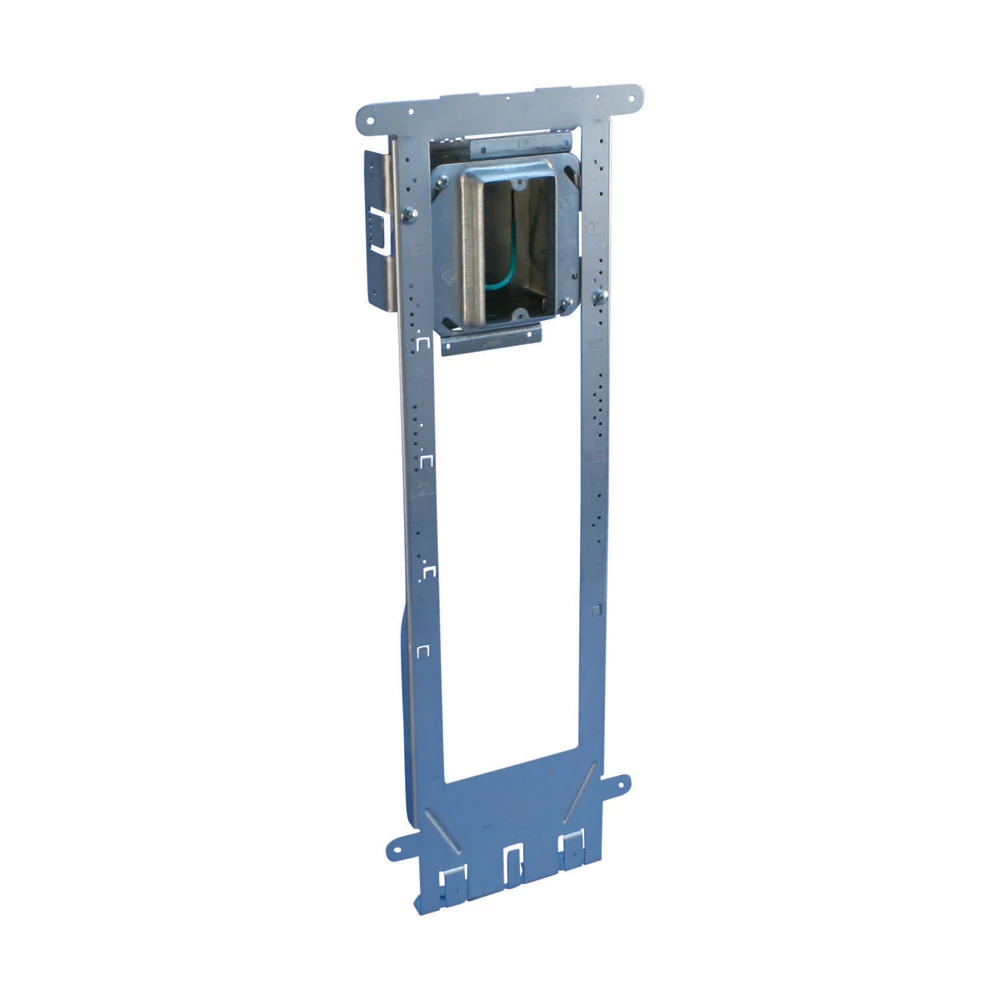 nVent CADDY All-in-One Floor-Mounted With Removable Mud Ring, 1 Gang, w/Ground, 5/8" Drywall, 3 5/8"