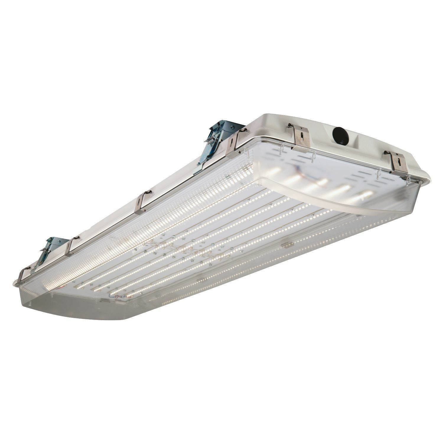 4-feet Vaportite LED, 24000 Lumens, Clear Acrylic Hight Impact, 120-277V, 4000K, 0-10V Dimming, 2 Drivers, Wet Lable, Unit pack.