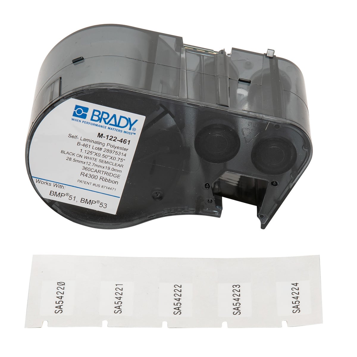 Label Polyester 0.5in x 1.125in 360/RL
