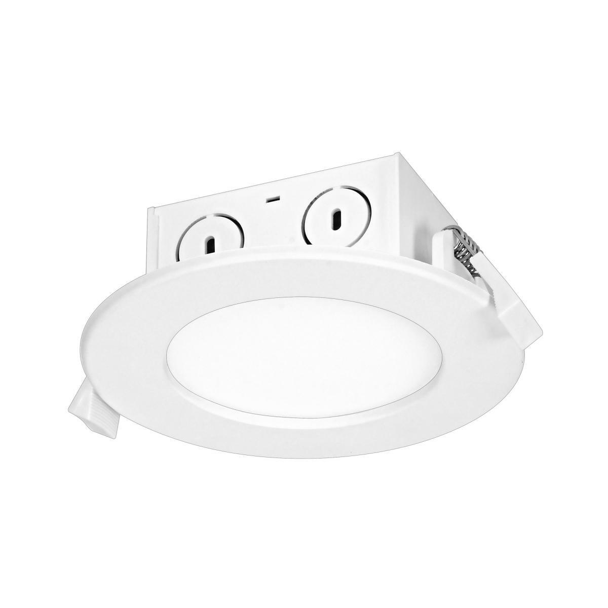8.5 Watt LED Direct Wire Downlight - Edge-lit - 4 Inch - 2700K - 120 Volts - Dimmable