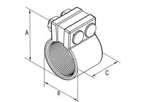 3" Split Threaded Rigid Conduit Coupling Crescent Electric Supply Company