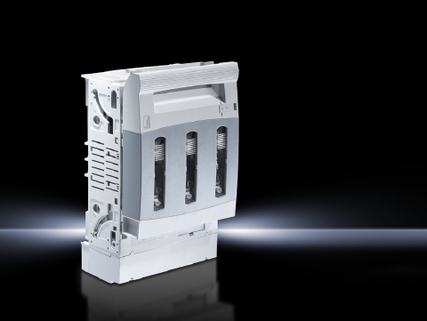 9345400 Fuse Holder, 600 V AC, 201 to 400 A, 3-Pole, 3-Phase, Bus Mounting, Box Terminal, 4/0 AWG to 600 kcmil, For Use With 5/10 mm Cross Section H Busbar, 60 mm Center-to-Center Spacing Bus System, 54 mm Phi x 181 mm L Class J Fuses, Pale Gray