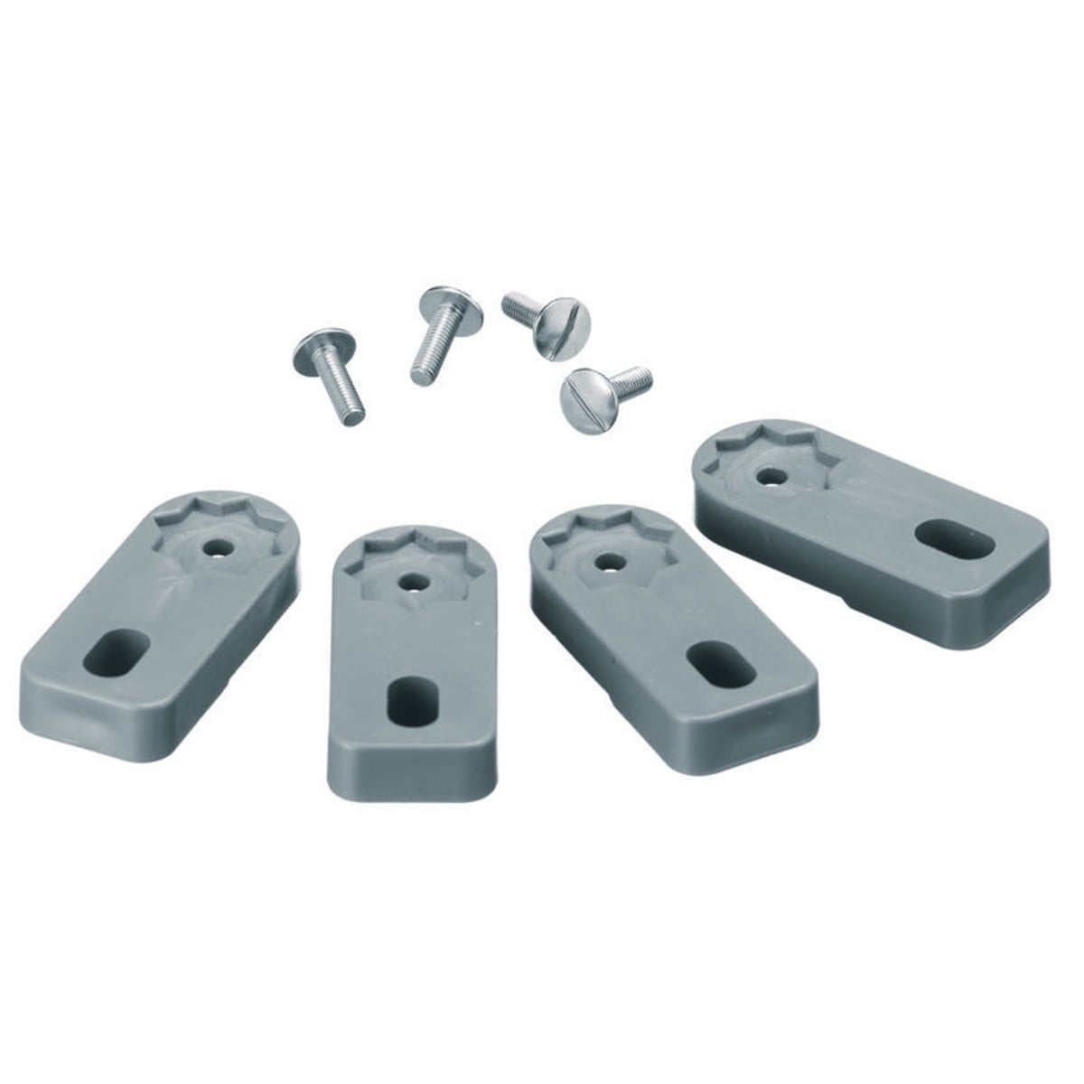 Heavy Duty IEC Pin and Sleeve Industrial Grade, Replacement Parts, Mounting Feet, for Mechanical Interlock Gray