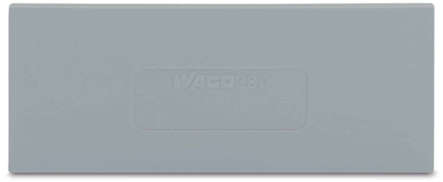 Separator plate; 2 mm thick; oversized; gray