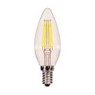 4.5 Watt C11 LED Lamp - Clear Candelabra Base 3000K 350 Lumens 120 Volts