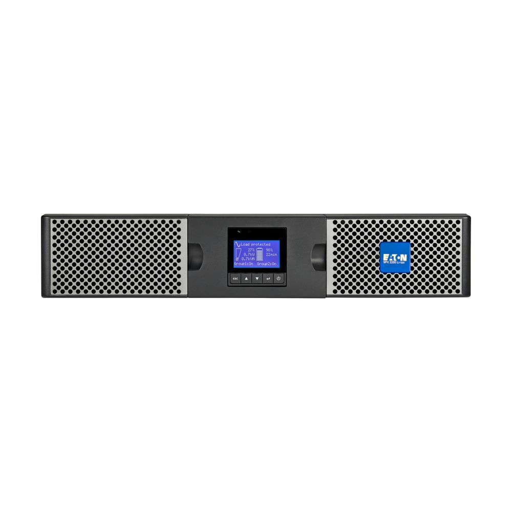Eaton 9PX lithium ion UPS, 2U, 2200 VA, 2000 W, L6-20P input, Outputs: (8) C13, (2) C19, 208V