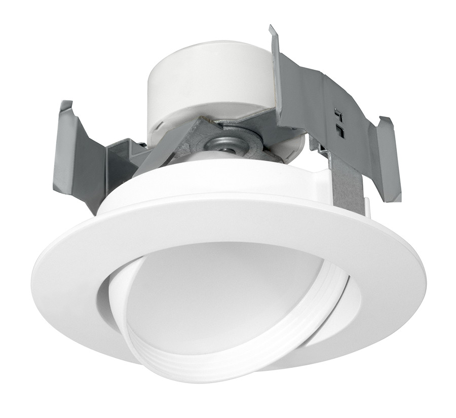 Retrofit Downlight 4 Inch Round Adjustable 11W, LED, 2700k, White