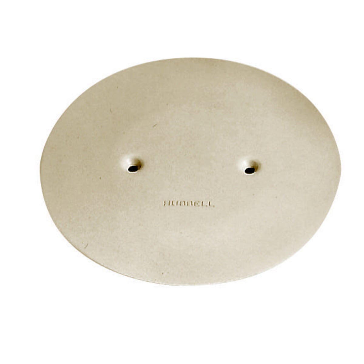 In-Floor Delivery Systems, Fire-Rated Poke-Throughs, Abandonment Plate, 3", Ivory