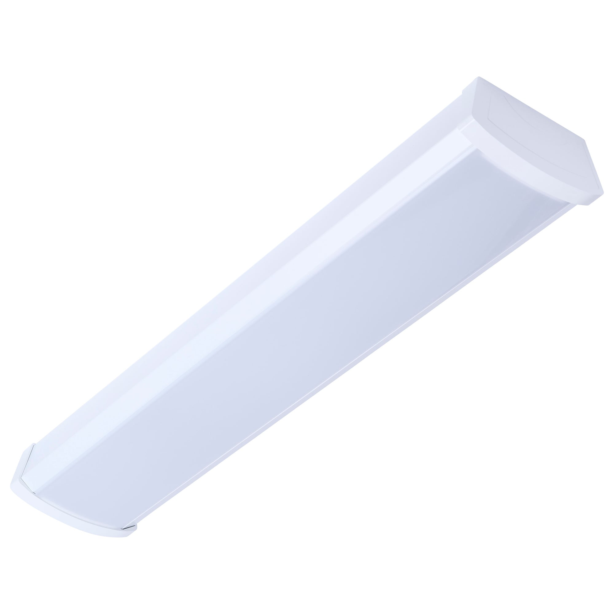 LED 2 Foot Wrap - 20 Watts - 27K/30K/35K/40K/50K CCT Selectable - White Finish - 120-277 Volt