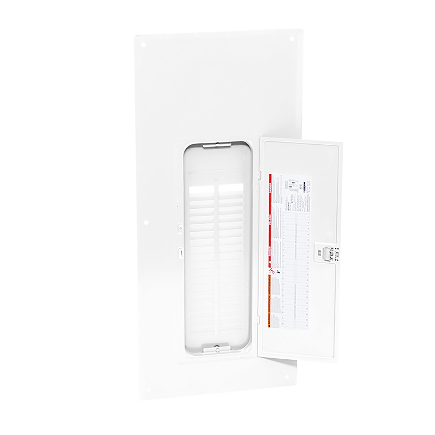 Replacement cover, QO, for 40 space load center, flush, white