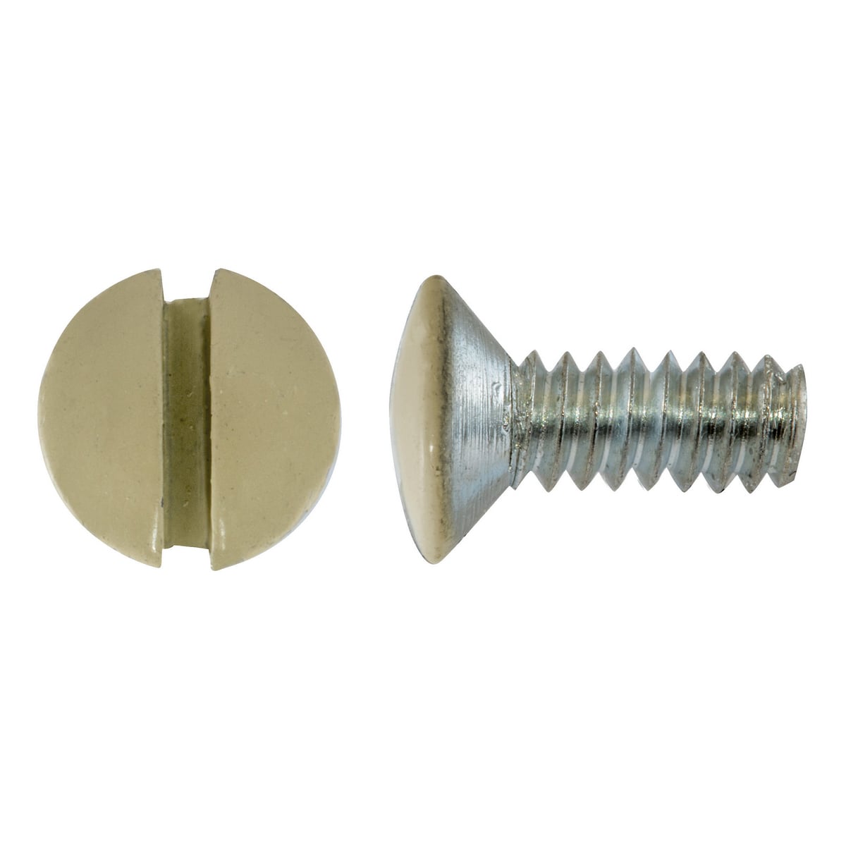 Wallplates, Replacement Screws, 3/8" Length, Ivory, 100 Pack