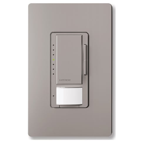 Maestro RF 010 V Occupancy/Vacancy Sensor Dimmer, 434MHZ, 8A, in gray