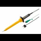 Is a high voltage probe designed to extend the voltage measuring capability of an AC/DC voltmeter to 15,000 volts peak AC or DC Overvoltage Category I. This means the probe can only be used to make measurements on energy limited circuits within