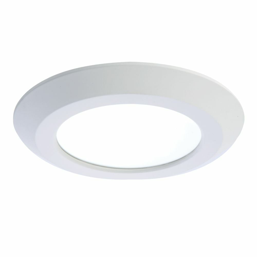 6" Surface LED Downlight, 120V-277V, 80CRI, 4000K, White, 1200 Series, JBox mount only