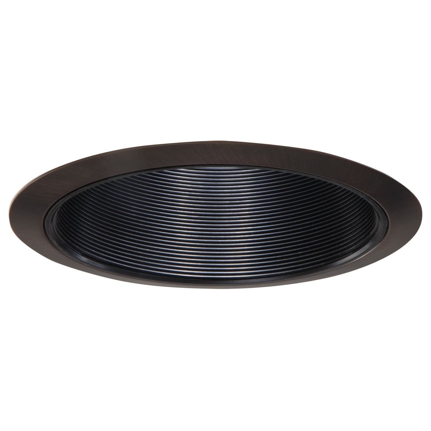 6" Trim Coilex Baffle Tuscan Bronze Trim with Black Baffle