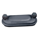 PVC Coated Conduit Body Cover, Form 8 UL-4X, 1-1/4 Inch/35 Metric, Iron, Dark Gray