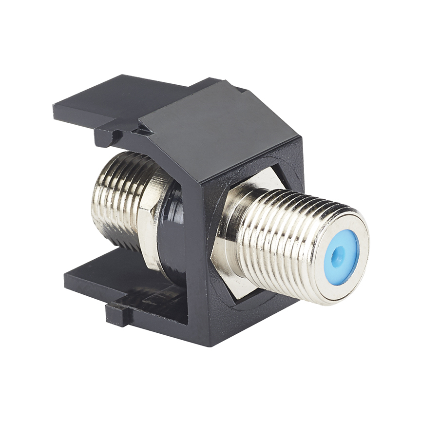 NK Coupler Module, F Type, Black        