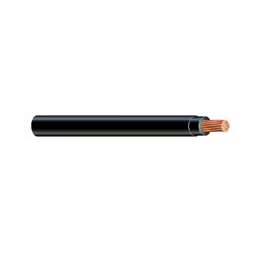 Thermoplastic High Heat Resistant Nylon Coated (THHN) Wire, 1 AWG, Gray, 19 Stranded, Copper Conductor, 2500 Foot Reel