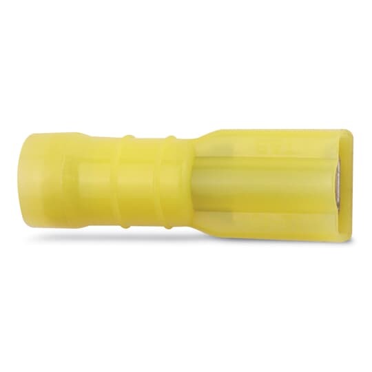 Fully Insulated Nylon Female - 250 Series Disconnects for Wire Range 12-10 , Yellow