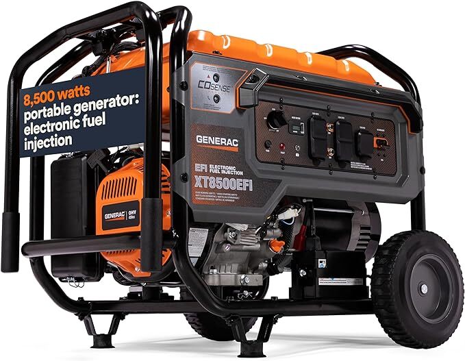 7247 XT8500EFI - 8,500-Watt Electric Start Portable Generator with COsense Technology