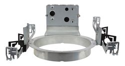 8" Recessed rough in frame  with expandable bar hangers rated Non IC for new construction or remodel downlight applications. Approved for all ceiling and wiring types.