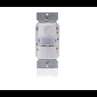 The PW-103N passive infrared (PIR) multi-way wall switch sensor turns lights OFF and ON based on occupancy. It provides high sensitivity to small and large movements, appealing aesthetics, a field selectable nightlight and a variety of features. (white)