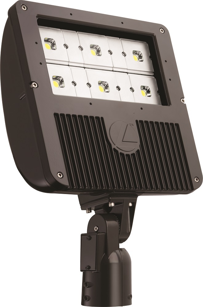 D-Series Size 2 LED Flood Luminaire, LED, 6 light engines, Package 1, 40K color temperature, Integral Slipfitter, SKU - 236CXJ
