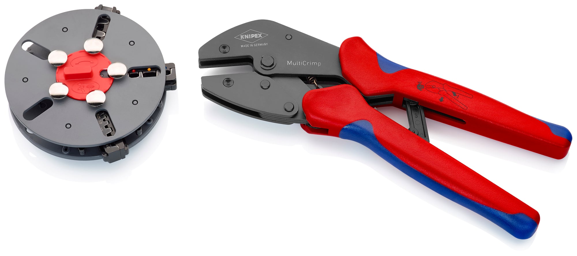 MultiCrimp Crimping Pliers, 10 in., Multi-Component, 3 Crimp Profiles