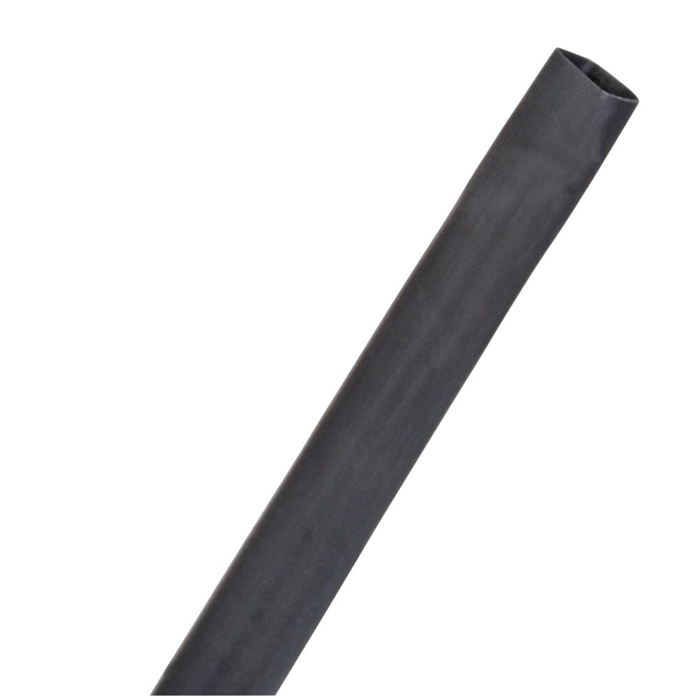 3M(TM) Heat Shrink Thin-Wall Tubing FP-301-3/8-Black-100`, 3/8 in x 100 ft spool, 300 ft per case