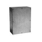 Eaton B-Line series Type 3/3R junction boxes, 36" height, 12" length, 36" width, NEMA 3 and 12, Screw cover, SCG enclosure, Surface mounted, Medium single door, No mounting provisions, Galvanized steel, Oil-resistant gasket, gasketed screws