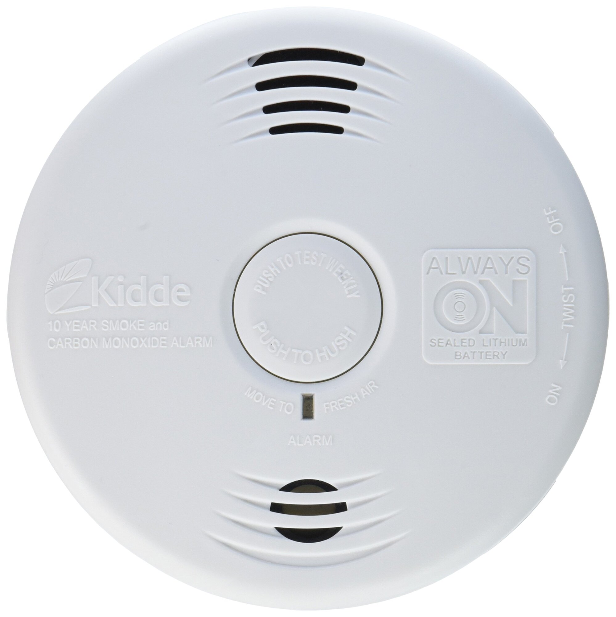 21026065 Smoke/CO Combo Alarm with Sealed Lithium Battery, Intelligent, Voice, Clam